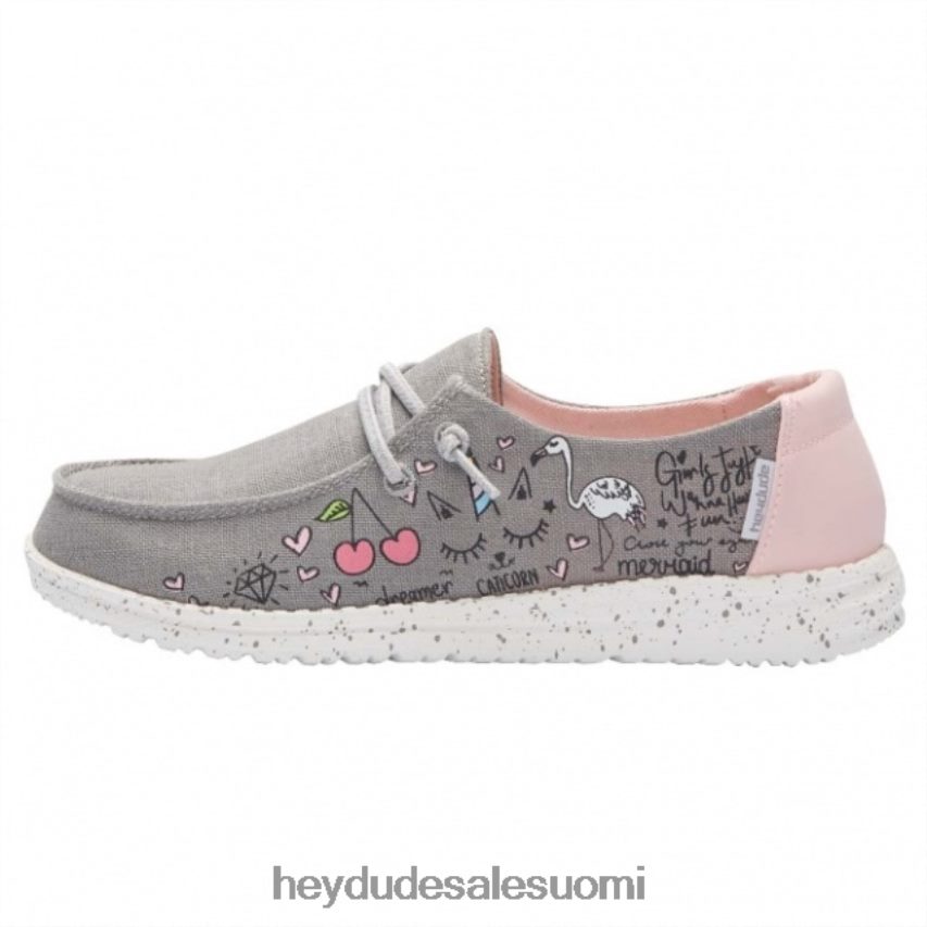 Hey Dude lapset heydude wendy nuoriso chambray doodle grey TV84516