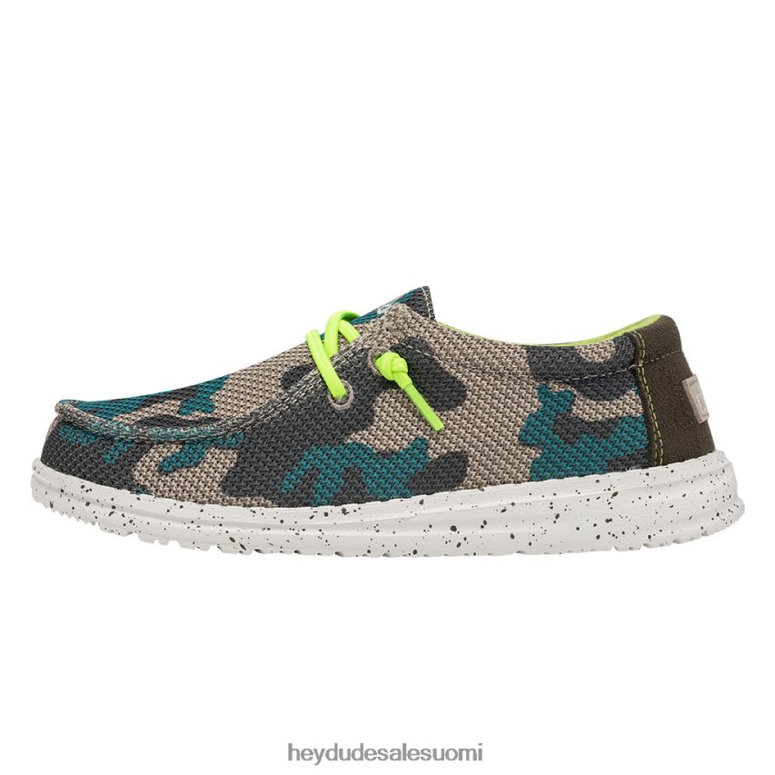 Hey Dude lapset wally youth sox taupe camo TV84214