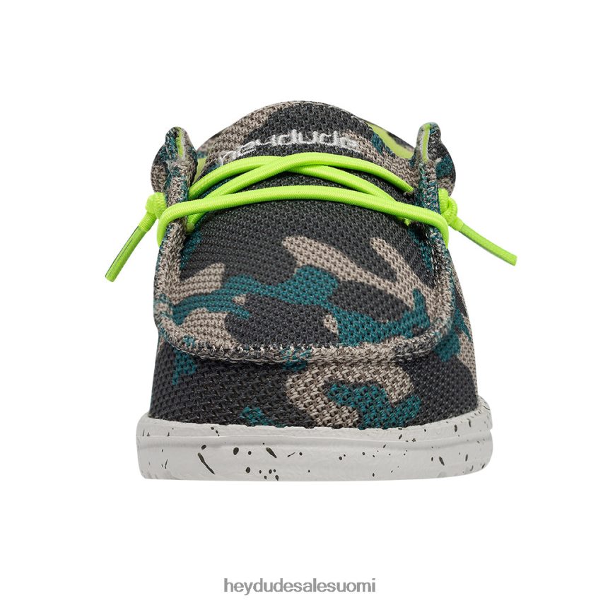 Hey Dude lapset wally youth sox taupe camo TV84214