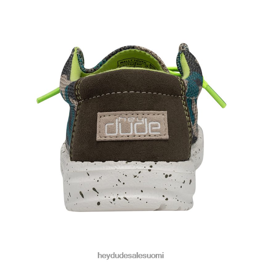 Hey Dude lapset wally youth sox taupe camo TV84214