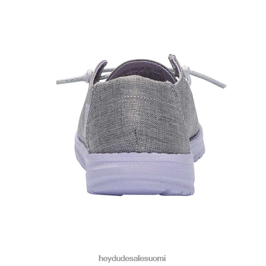 Hey Dude lapset Wendy Youth kimalteleva harmaa lila TV84193