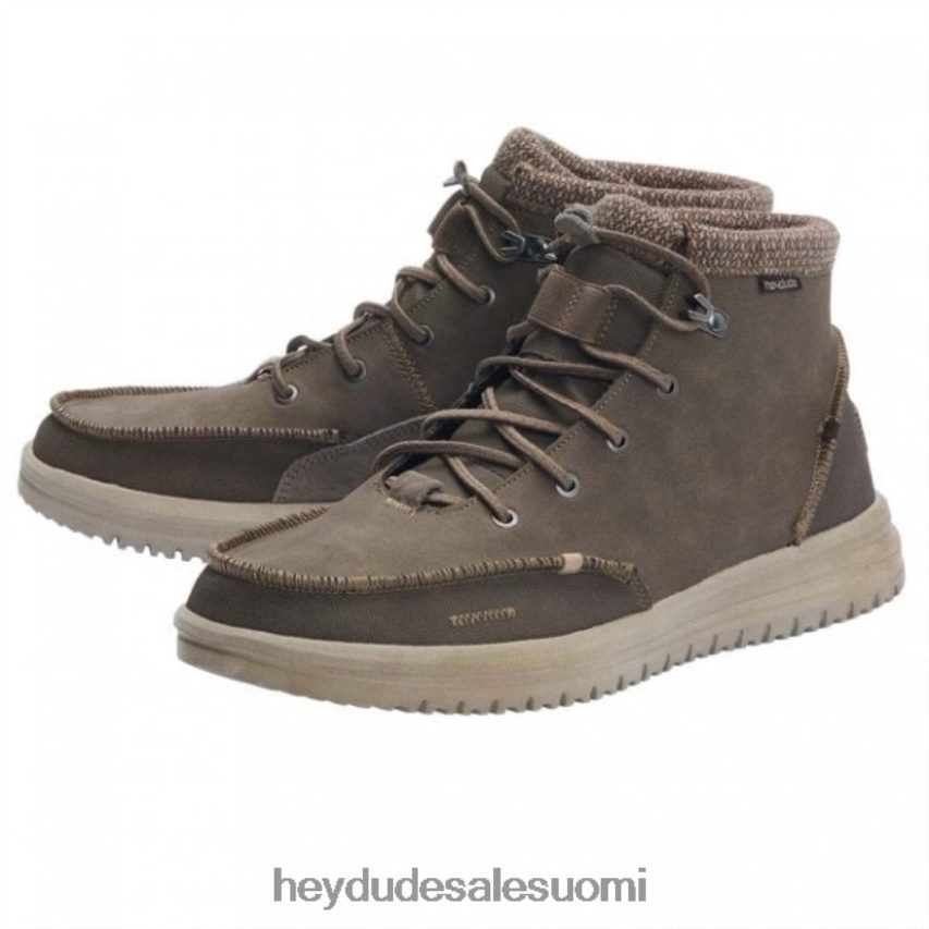 Hey Dude miehet heydude bradley kierrätysnahkainen suklaa TV84288