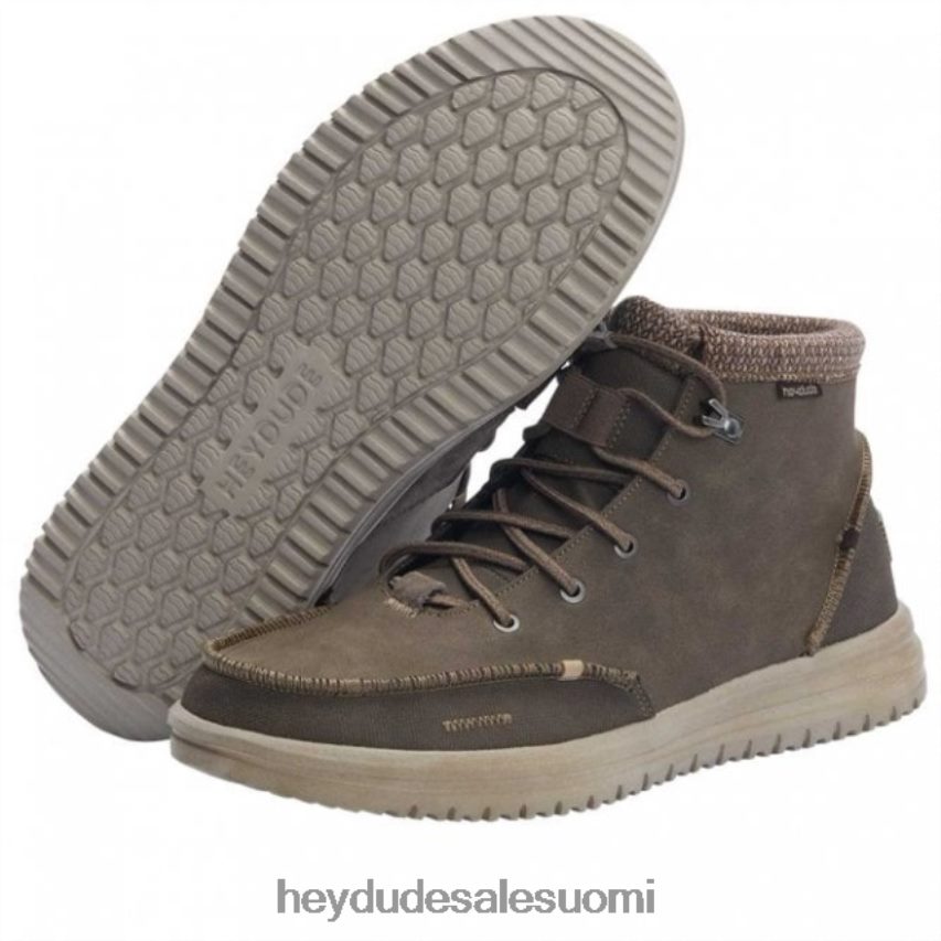 Hey Dude miehet heydude bradley kierrätysnahkainen suklaa TV84288
