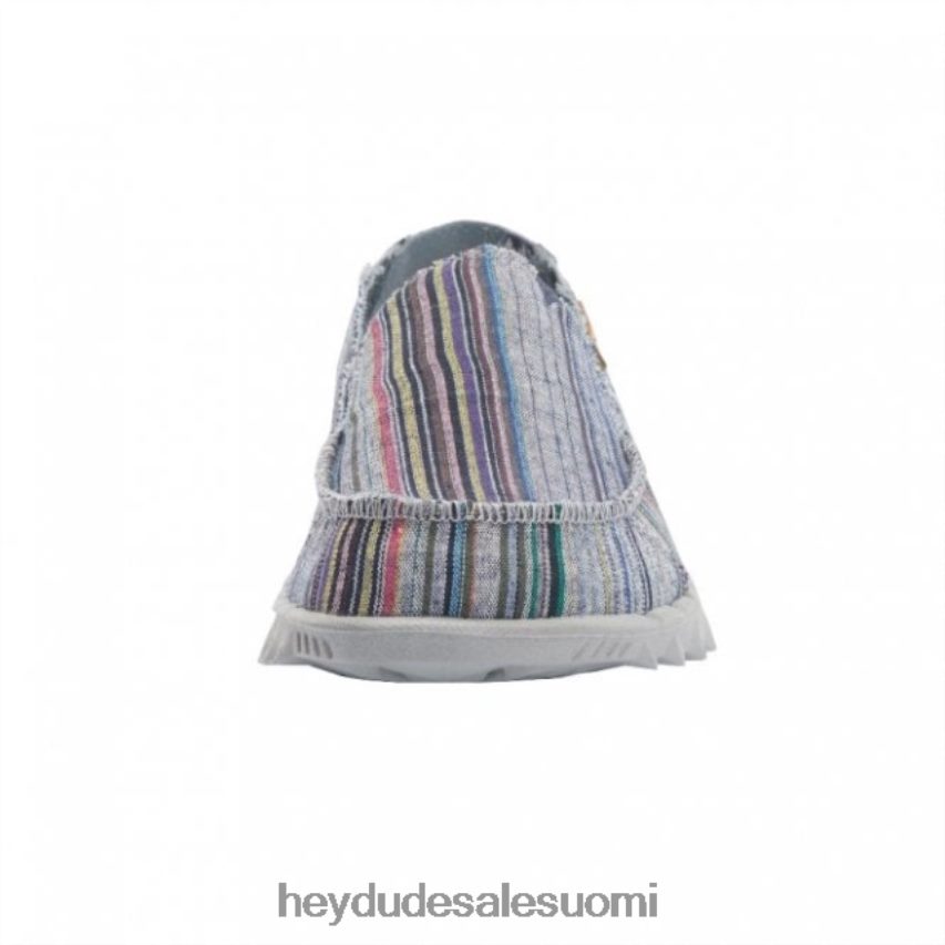 Hey Dude miehet heydude farty chambray raidat harmaa punainen TV84227