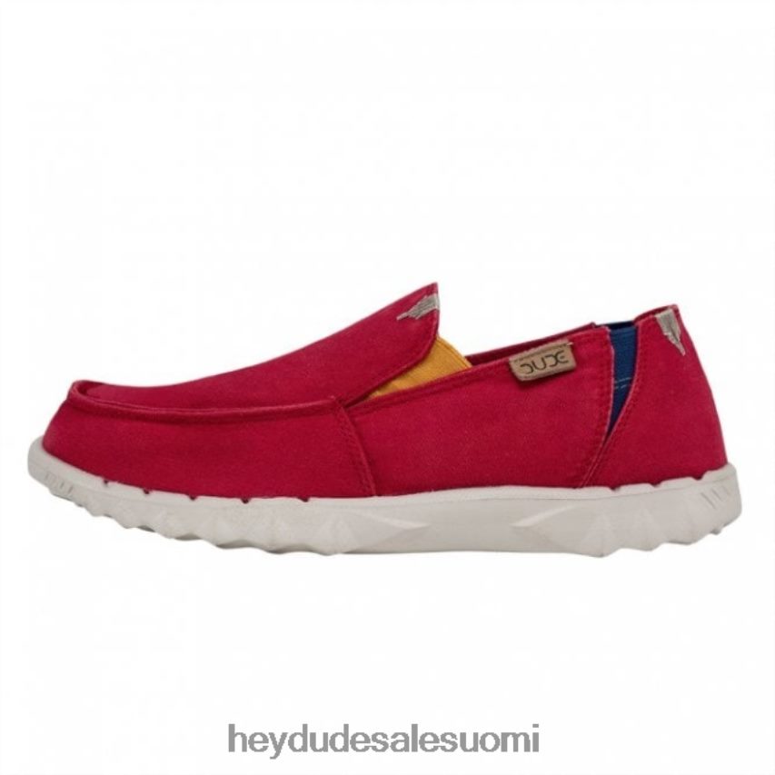 Hey Dude miehet heydude farty washed canvas lava red TV84242
