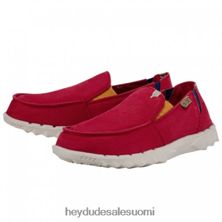 Hey Dude miehet heydude farty washed canvas lava red TV84242