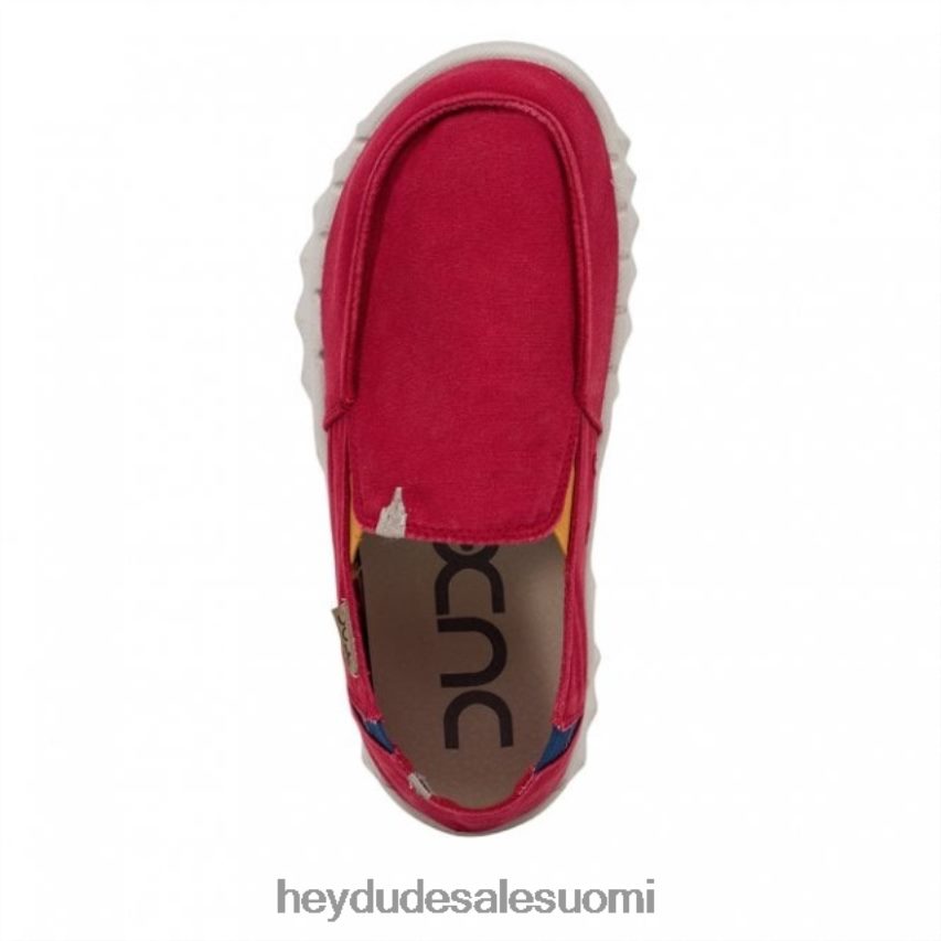 Hey Dude miehet heydude farty washed canvas lava red TV84242