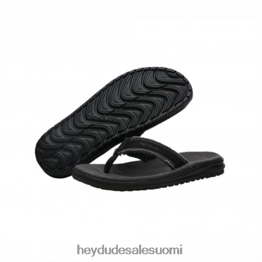 Hey Dude miehet heydude jax luonnollinen musta TV84362