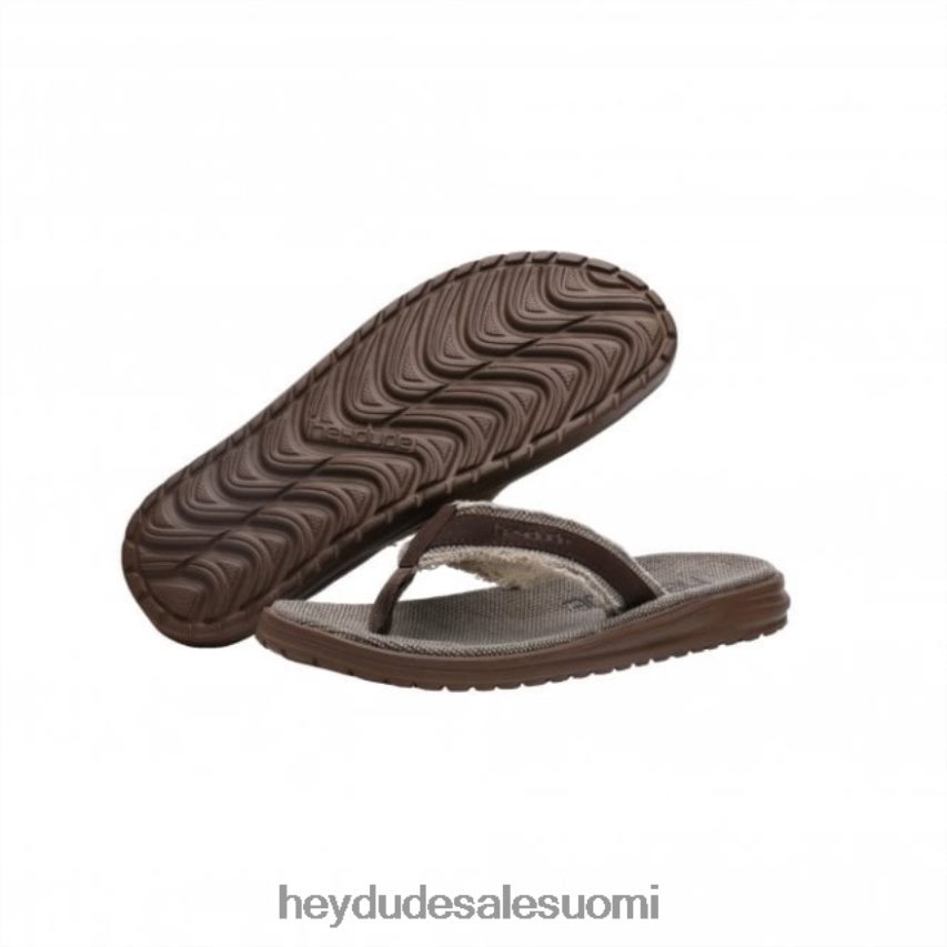 Hey Dude miehet heydude jax luonnonruskea TV84371