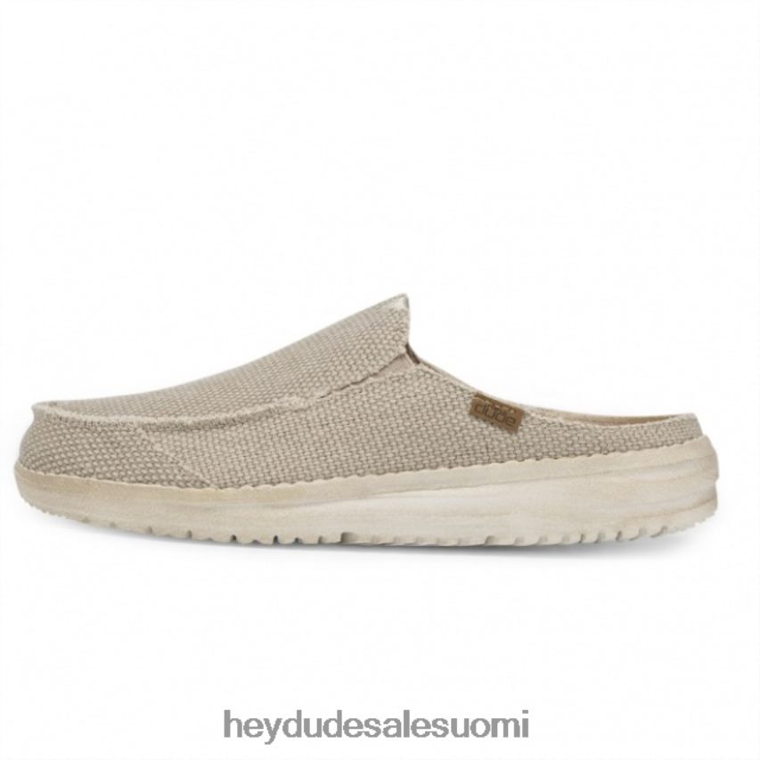 Hey Dude miehet heydude marty natural luonnonvalkoinen slip on muuli TV84220