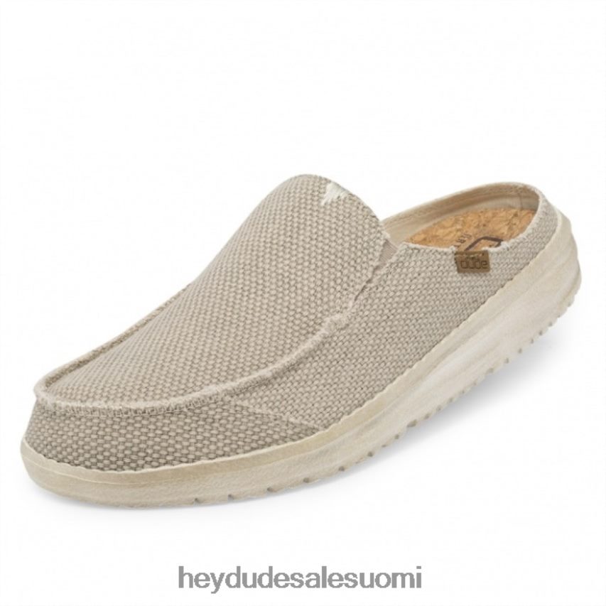 Hey Dude miehet heydude marty natural luonnonvalkoinen slip on muuli TV84220