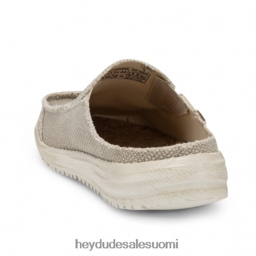 Hey Dude miehet heydude marty natural luonnonvalkoinen slip on muuli TV84220