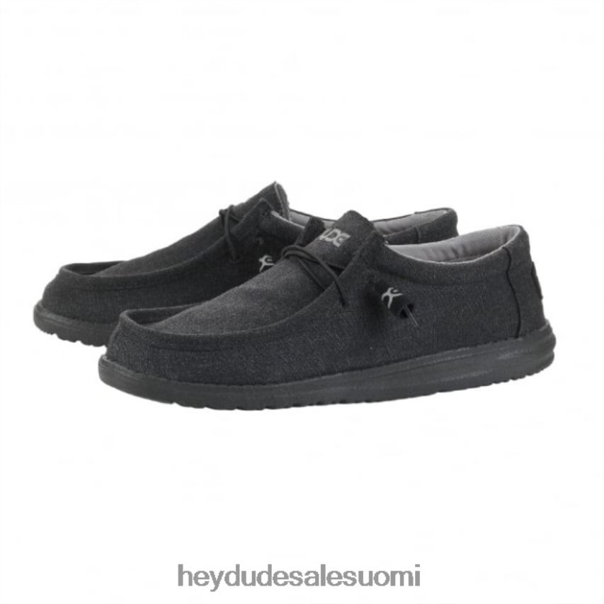 Hey Dude miehet heydude wally klassinen jet black TV84308