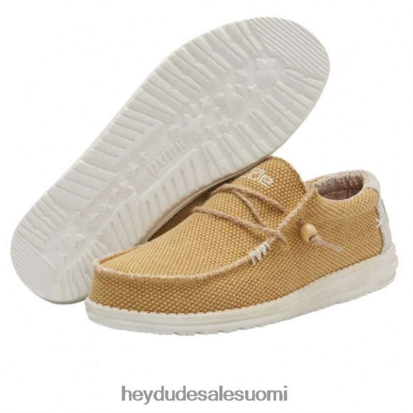 Hey Dude miehet heydude wally luonnollinen ocra TV84250