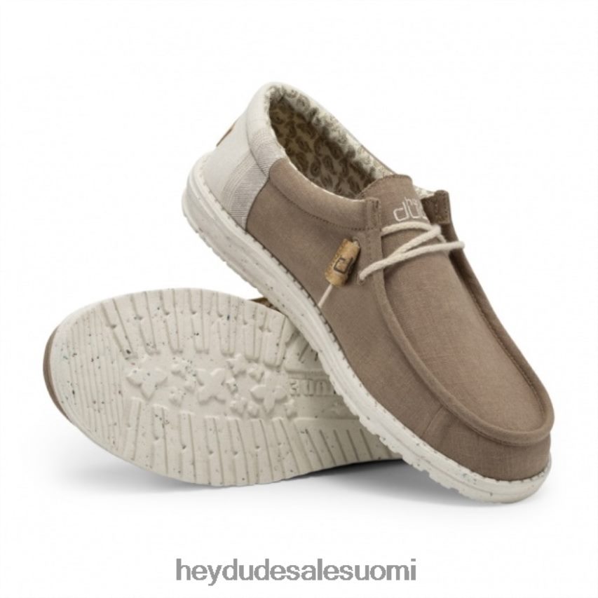 Hey Dude miehet heydude wally luonnollinen pellava savi TV84266