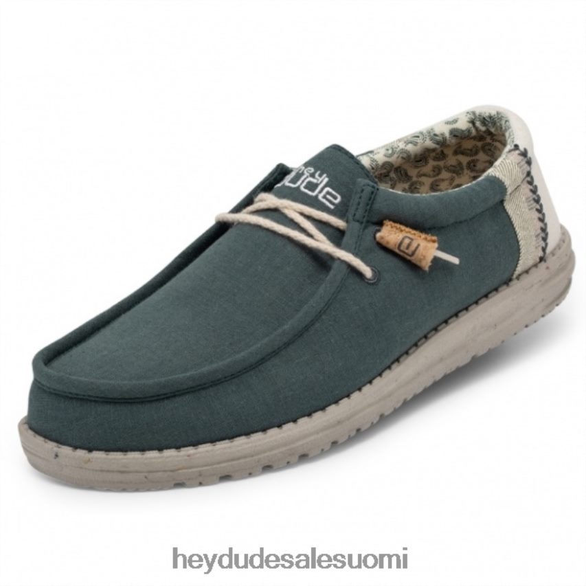 Hey Dude miehet heydude wally luonnollinen pellava sinivihreä TV84255