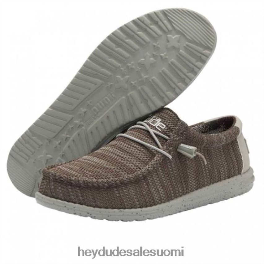 Hey Dude miehet heydude wally sox 2 slate burgundy TV84303