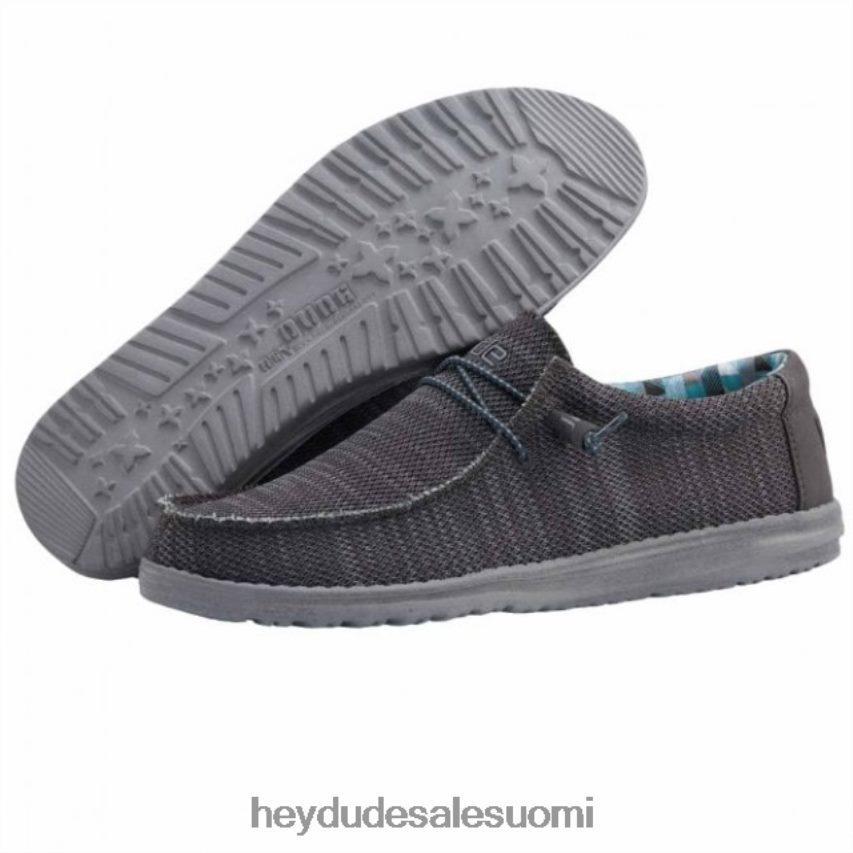 Hey Dude miehet heydude wally sox charcoal TV84348