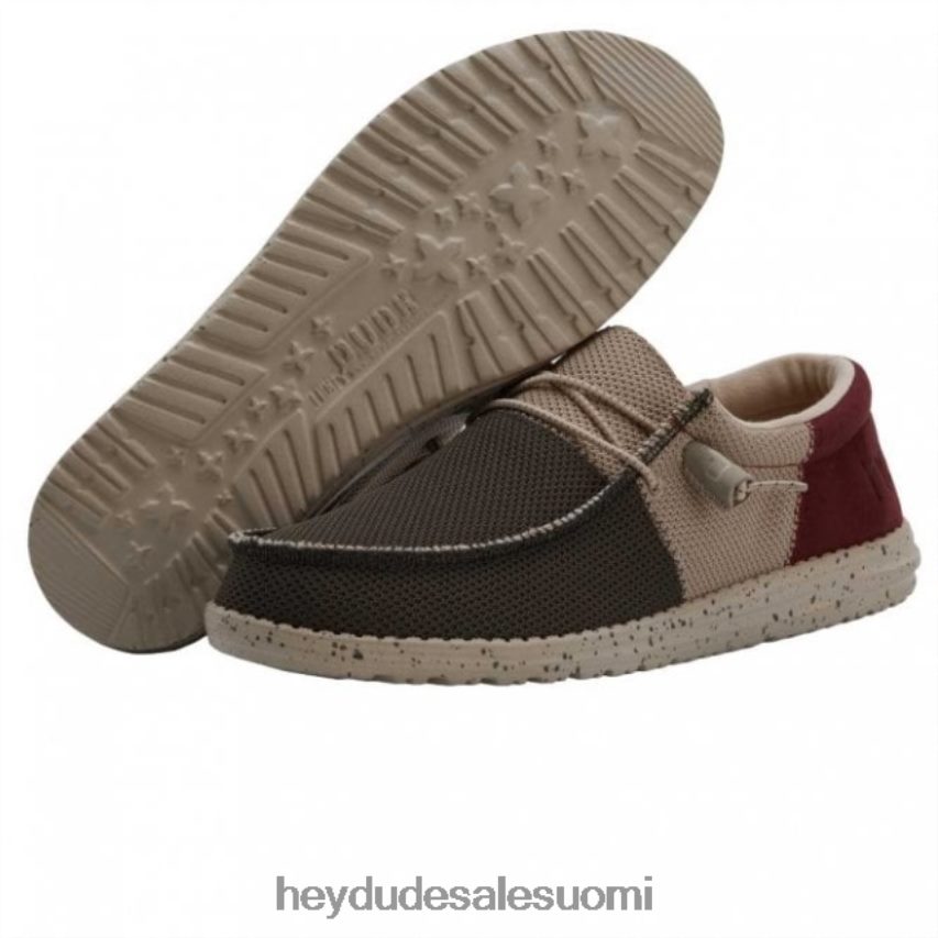 Hey Dude miehet heydude wally sox funk army Burgundy TV84314