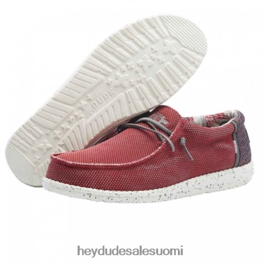 Hey Dude miehet heydude wally sox pesty punaiseksi TV84318