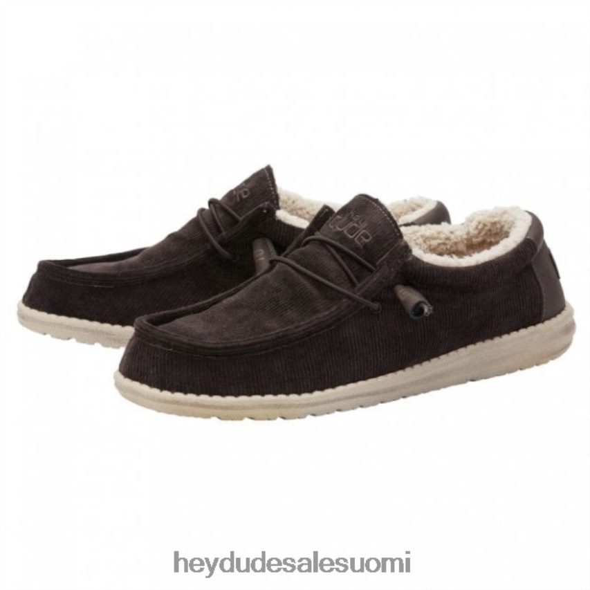 Hey Dude miehet heydude wally vakosametti tekoturkisvuorattu suklaa TV84317