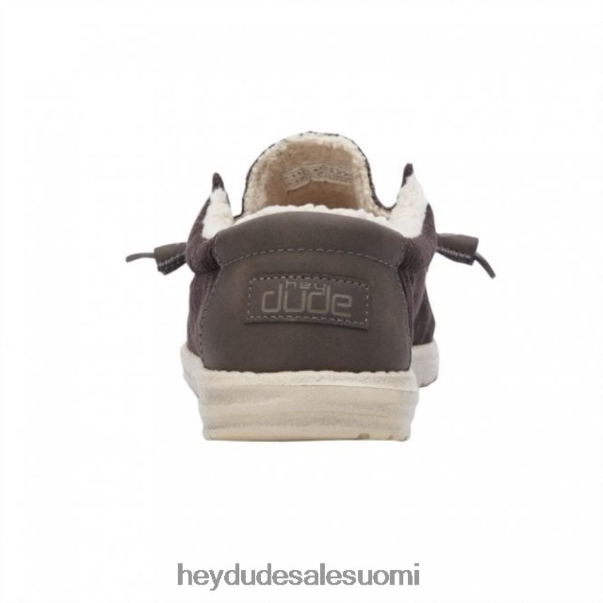 Hey Dude miehet heydude wally vakosametti tekoturkisvuorattu suklaa TV84317