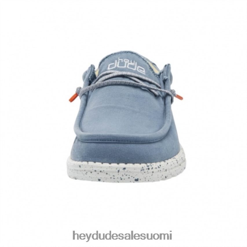 Hey Dude miehet heydude wally washed canvas bluestone yellow TV84268