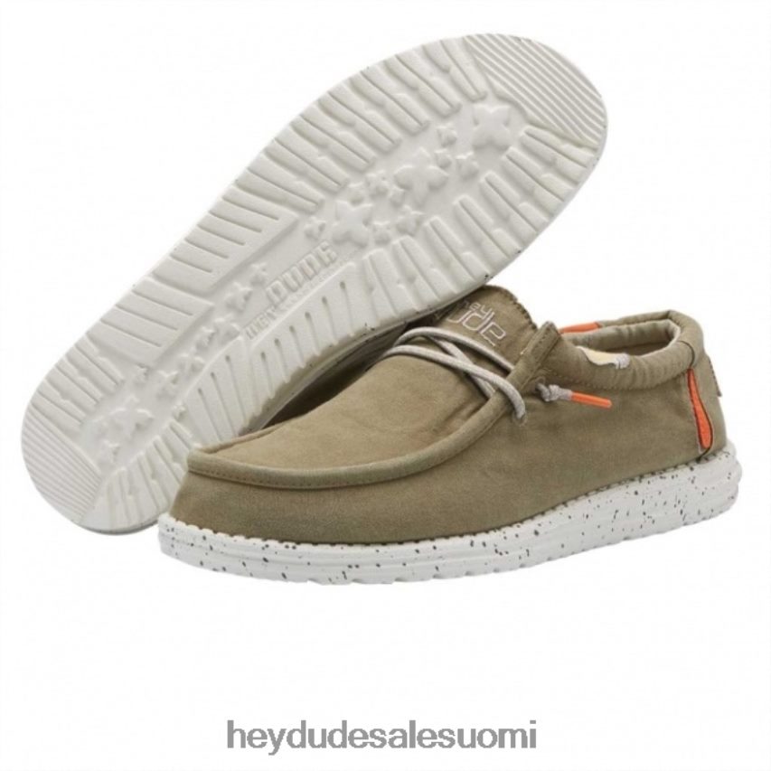 Hey Dude miehet heydude wally washed canvas calamata TV84330