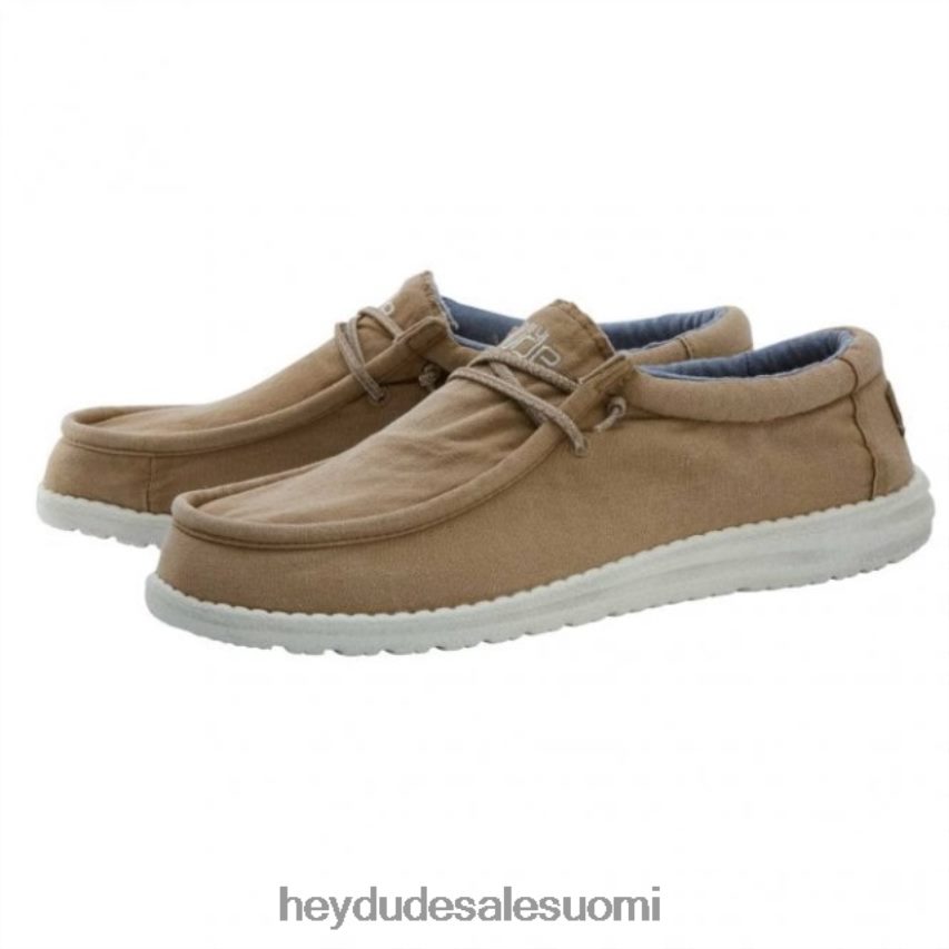 Hey Dude miehet heydude wally washed canvas tobacco TV84313