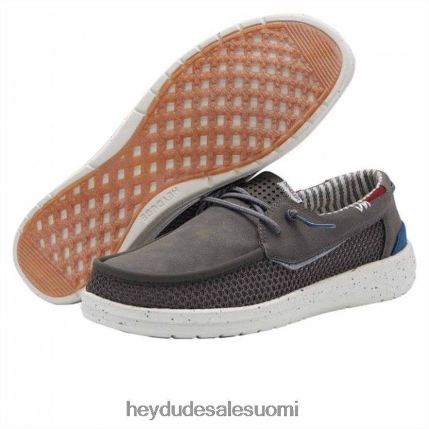 Hey Dude miehet heydude welsh mesh grippi tummanharmaa TV84301