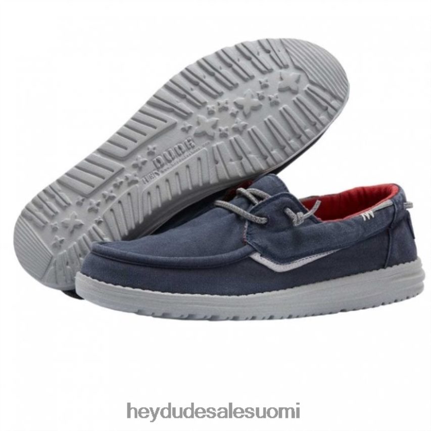 Hey Dude miehet heydude welsh washed canvas navy TV84321