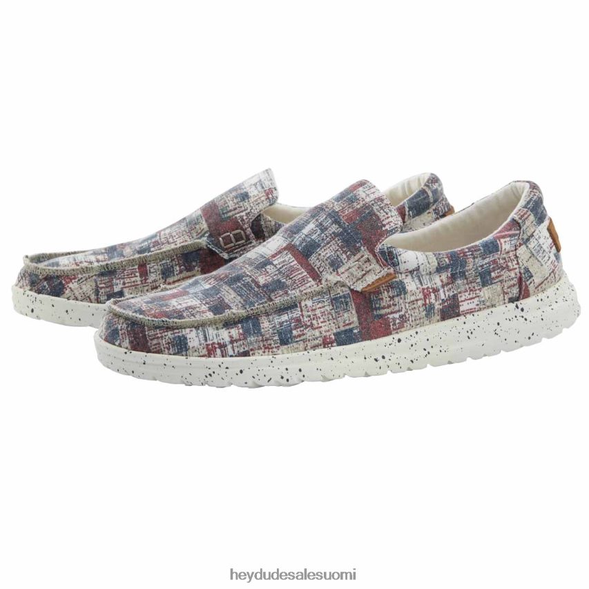 Hey Dude miehet mikka print camo red blue TV84168