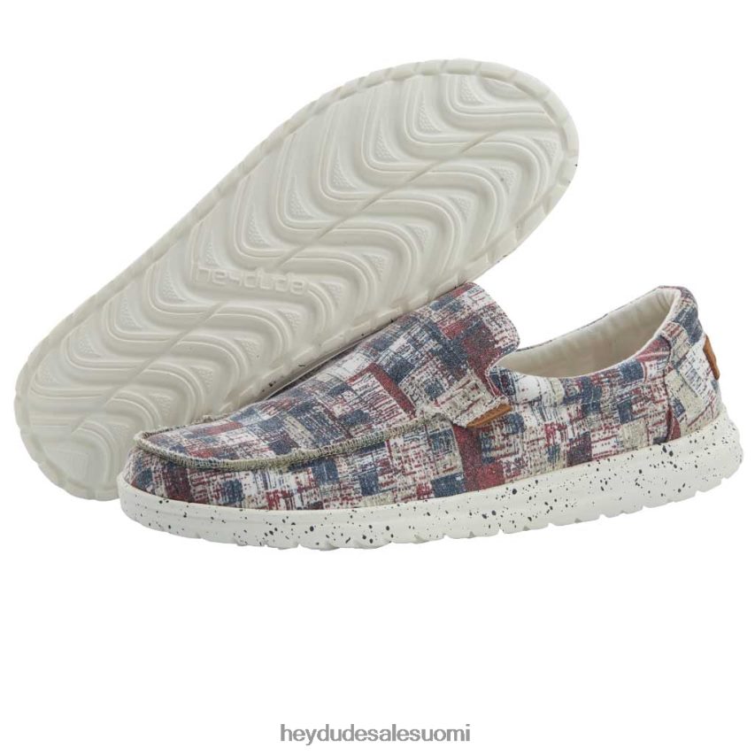 Hey Dude miehet mikka print camo red blue TV84168