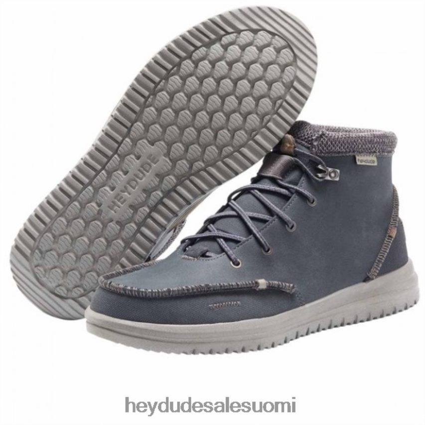 Hey Dude miehet heydude bradley kierrätettyä nahkaa syvänsininen TV84342