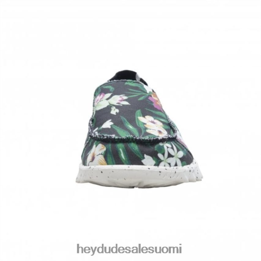 Hey Dude miehet heydude farty print canvas musta hibiscus TV84233