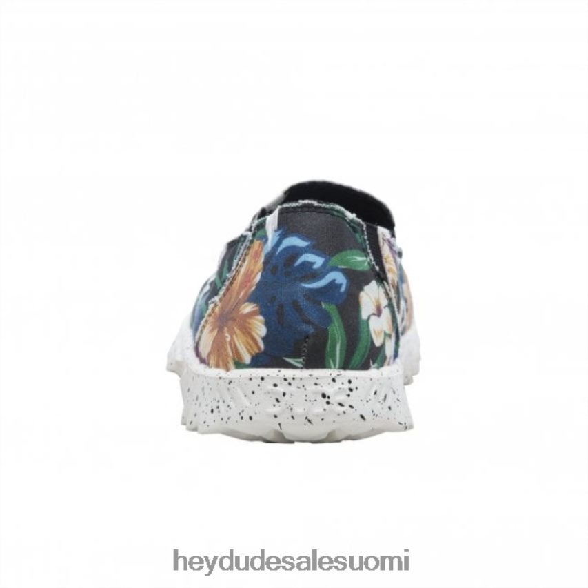 Hey Dude miehet heydude farty print canvas musta hibiscus TV84233