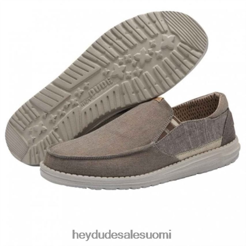 Hey Dude miehet heydude thad chambray pähkinä TV84230