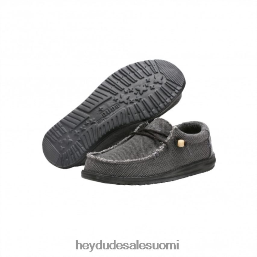 Hey Dude miehet heydude wally luonnollinen musta TV84283