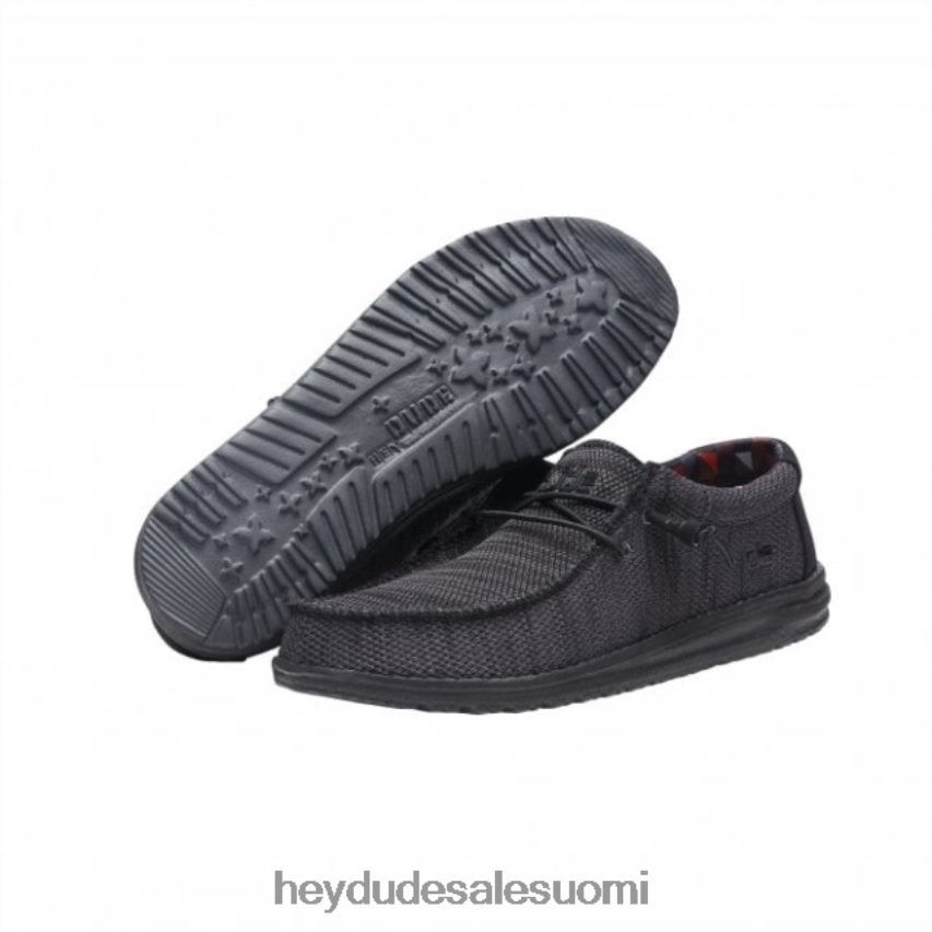 Hey Dude miehet heydude wally sox jet black TV84311