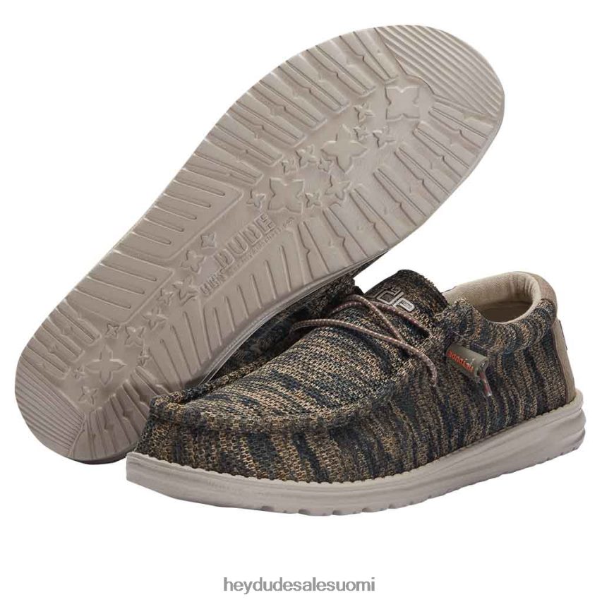 Hey Dude miehet wally sox camo woodland TV84135