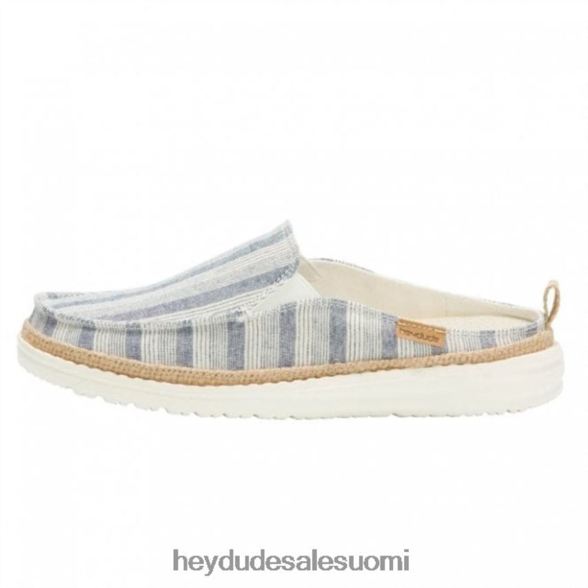Hey Dude naiset heydude lexi raidat puuvilla sininen slip-on muuli TV84398