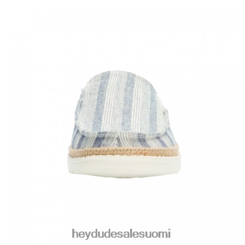 Hey Dude naiset heydude lexi raidat puuvilla sininen slip-on muuli TV84398