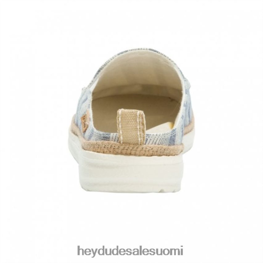 Hey Dude naiset heydude lexi raidat puuvilla sininen slip-on muuli TV84398