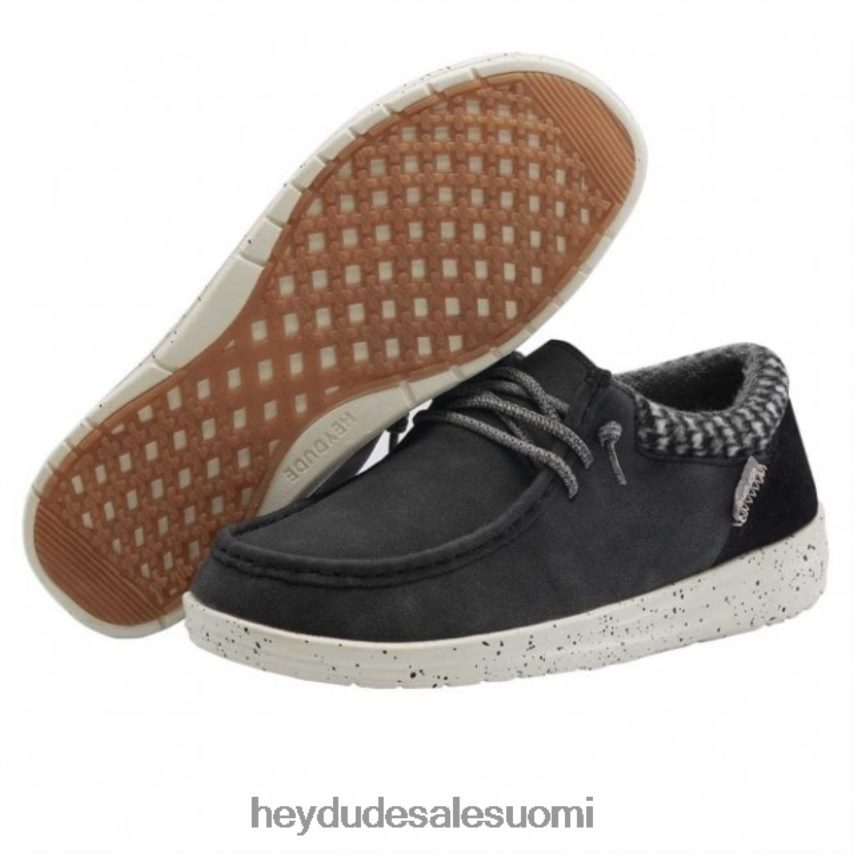 Hey Dude naiset heydude polly kierrätetty nahka musta TV84474