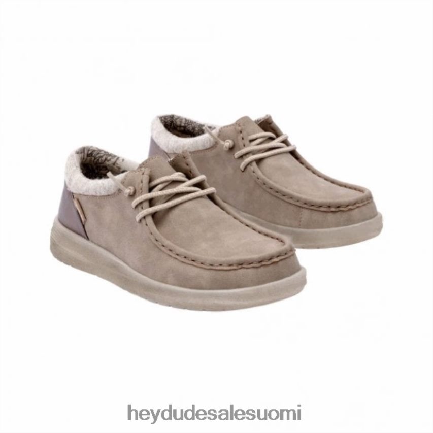 Hey Dude naiset heydude polly kierrätettyä nahkaa vaalea taupe TV84452