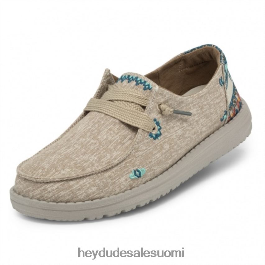 Hey Dude naiset heydude wendy chambray auringonkukka beige TV84413