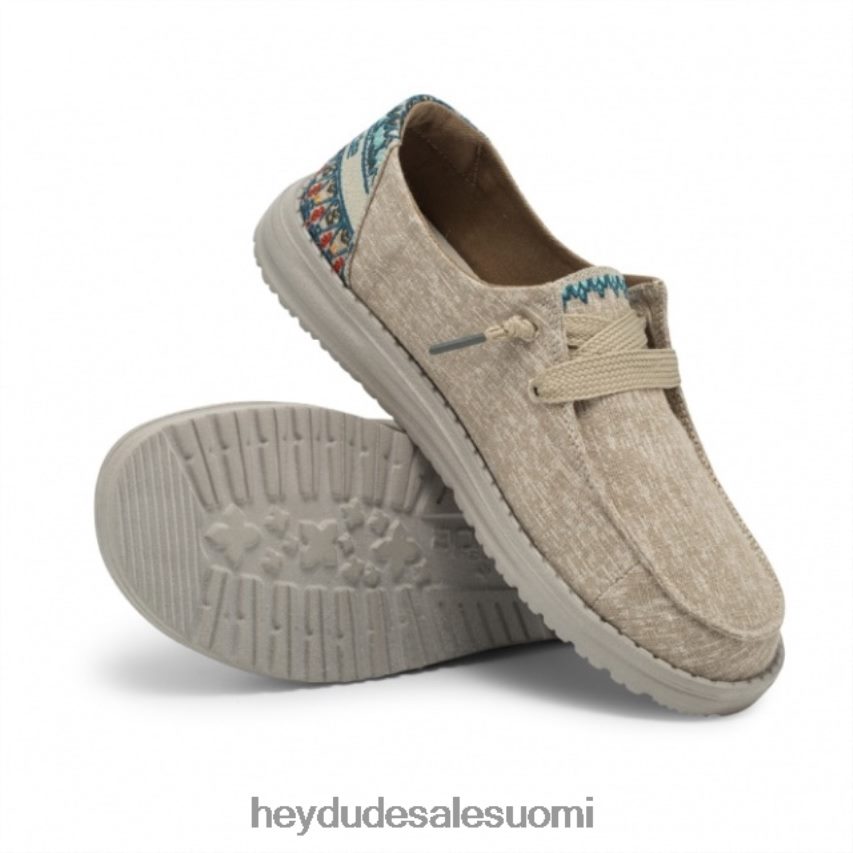 Hey Dude naiset heydude wendy chambray auringonkukka beige TV84413