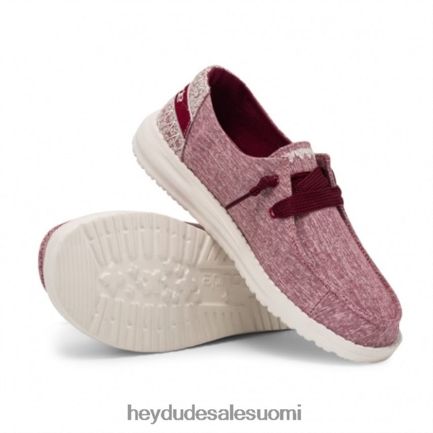 Hey Dude naiset heydude wendy chambray pioni punainen TV84414