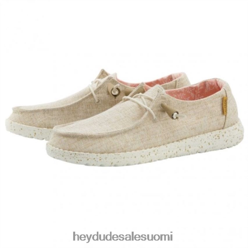 Hey Dude naiset heydude wendy chambray valkoinen pähkinä TV84479