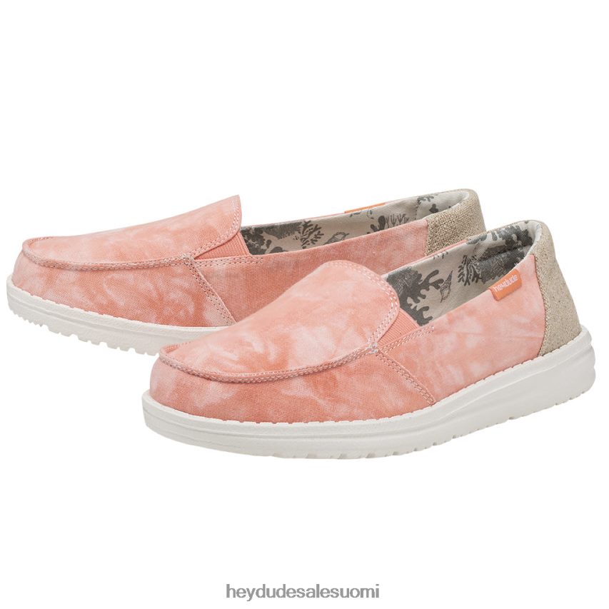 Hey Dude naiset lena tye värjäys persikka TV8484